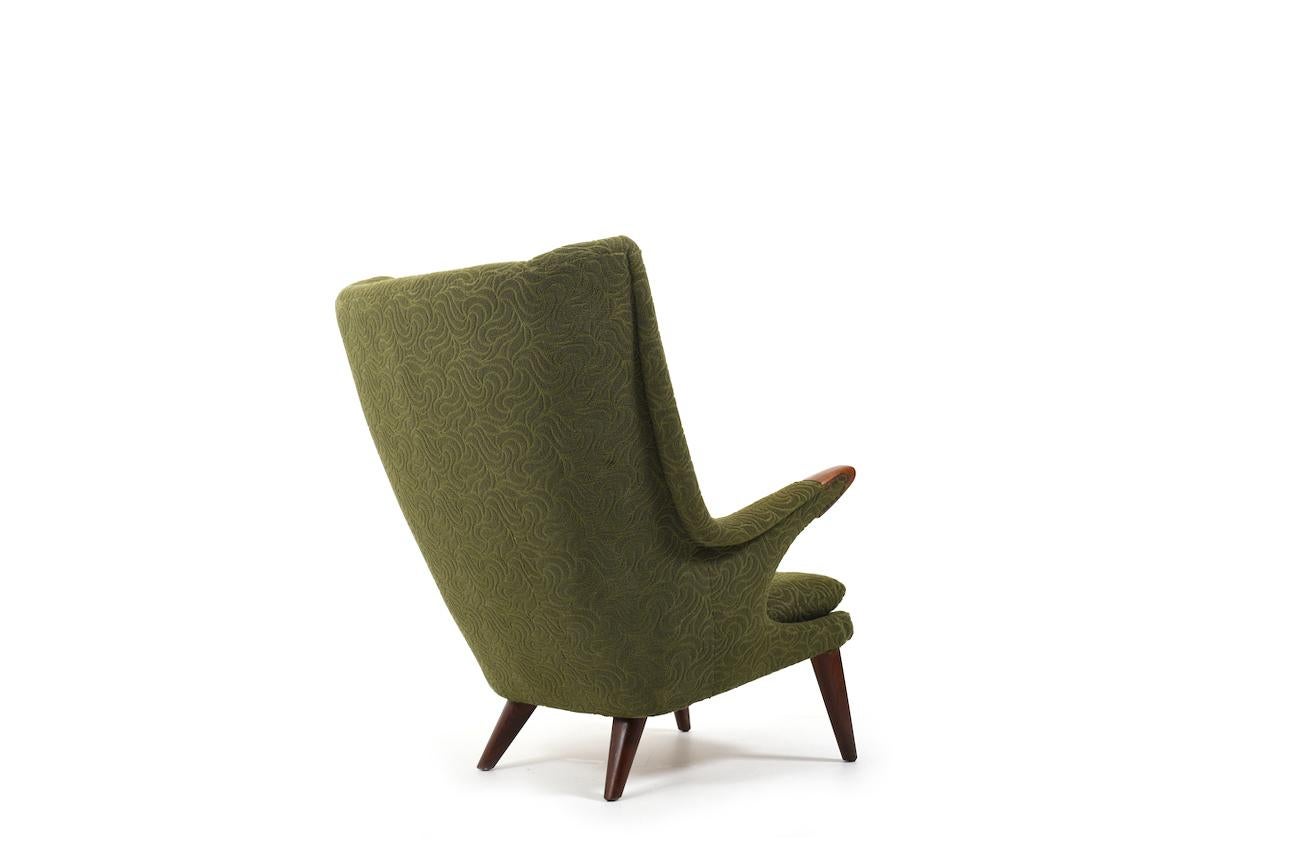 Mid Century Danish Bear Lounge Chair by Bent Møller Jepsen For Sale 6
