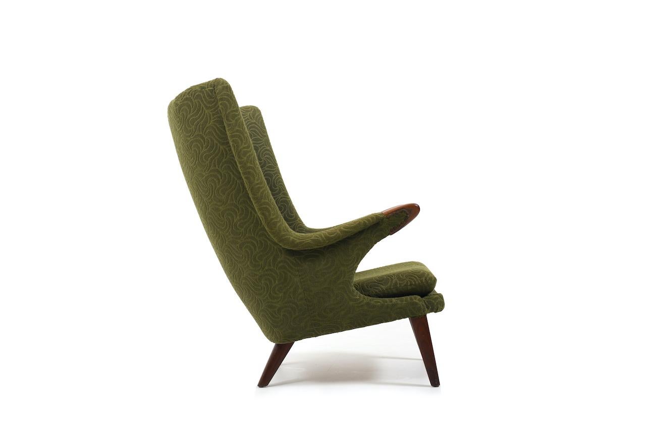 Scandinavian Modern Mid Century Danish Bear Lounge Chair by Bent Møller Jepsen For Sale