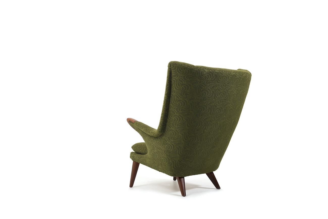 Mid Century Danish Bear Lounge Chair by Bent Møller Jepsen In Good Condition For Sale In Handewitt, DE