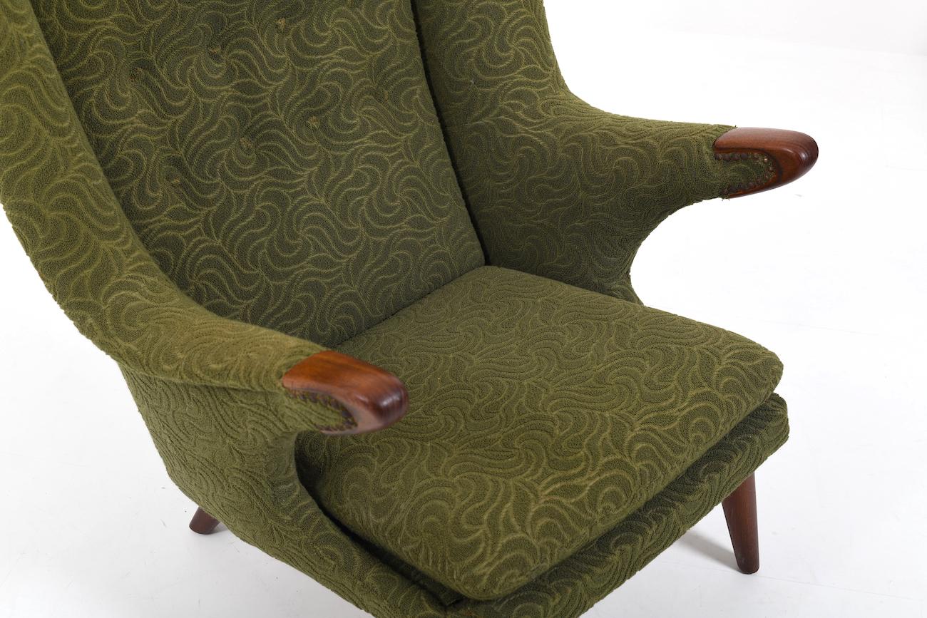 Mid Century Danish Bear Lounge Chair by Bent Møller Jepsen For Sale 1