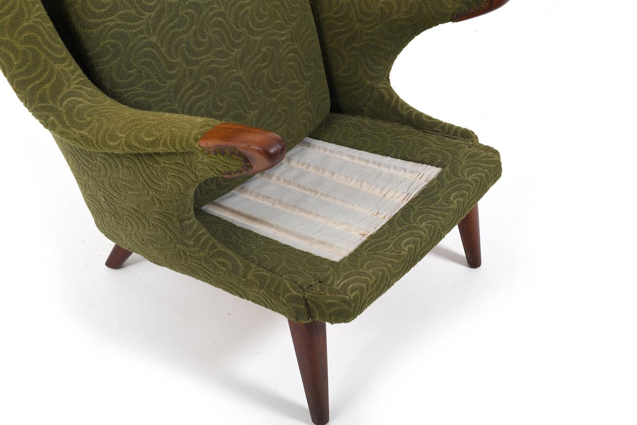 Mid Century Danish Bear Lounge Chair by Bent Møller Jepsen For Sale 2
