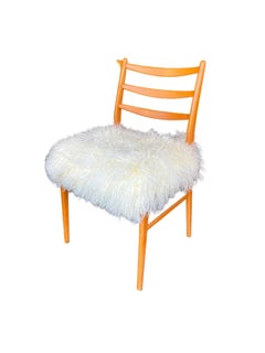 Mid- Century Danish Beech Dining Chairs, (set of 4)