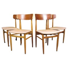 Midcentury Danish Bent Plywood Dining Chairs