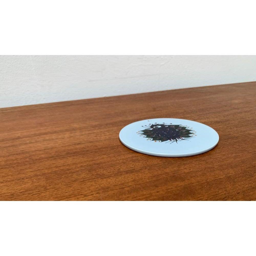 Mid-Century Danish Bird Motif Wall Plate by Beth Breyen for Royal Copenhagen For Sale 7