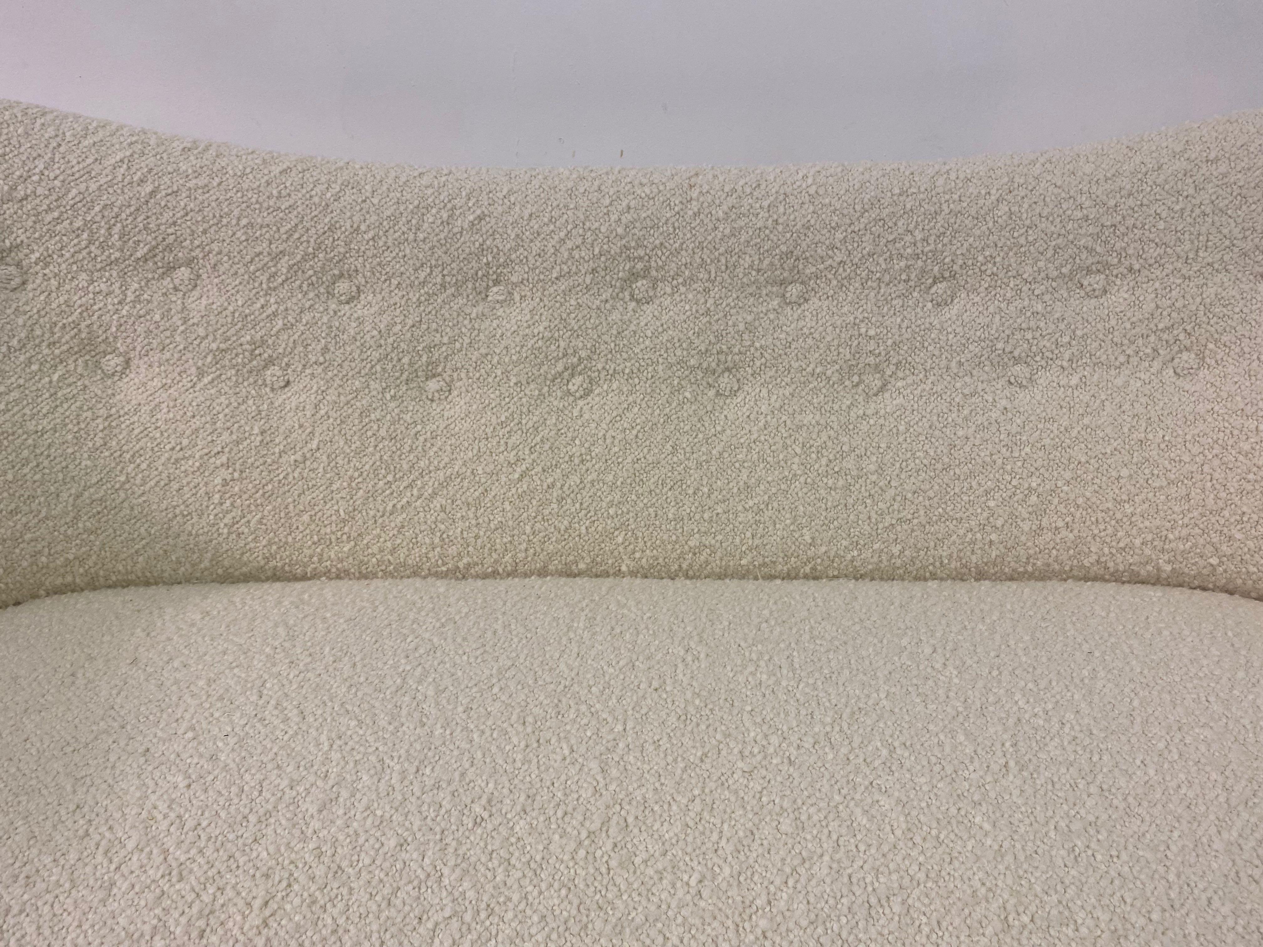 20th Century Mid Century Danish BO64 Sofa by Finn Juhl in Boucle