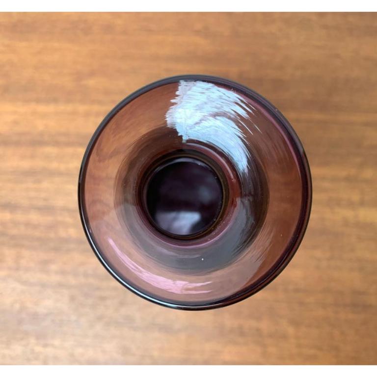 Vaso in vetro bottiglia danese di metà secolo, anni '60 in vendita 4