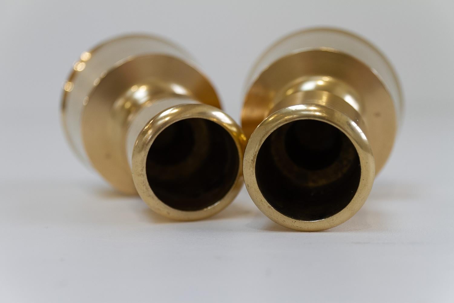 Mid-Century Danish Brass Candleholders by Jens Quistgaard,  1960s. Set of 2. For Sale 9