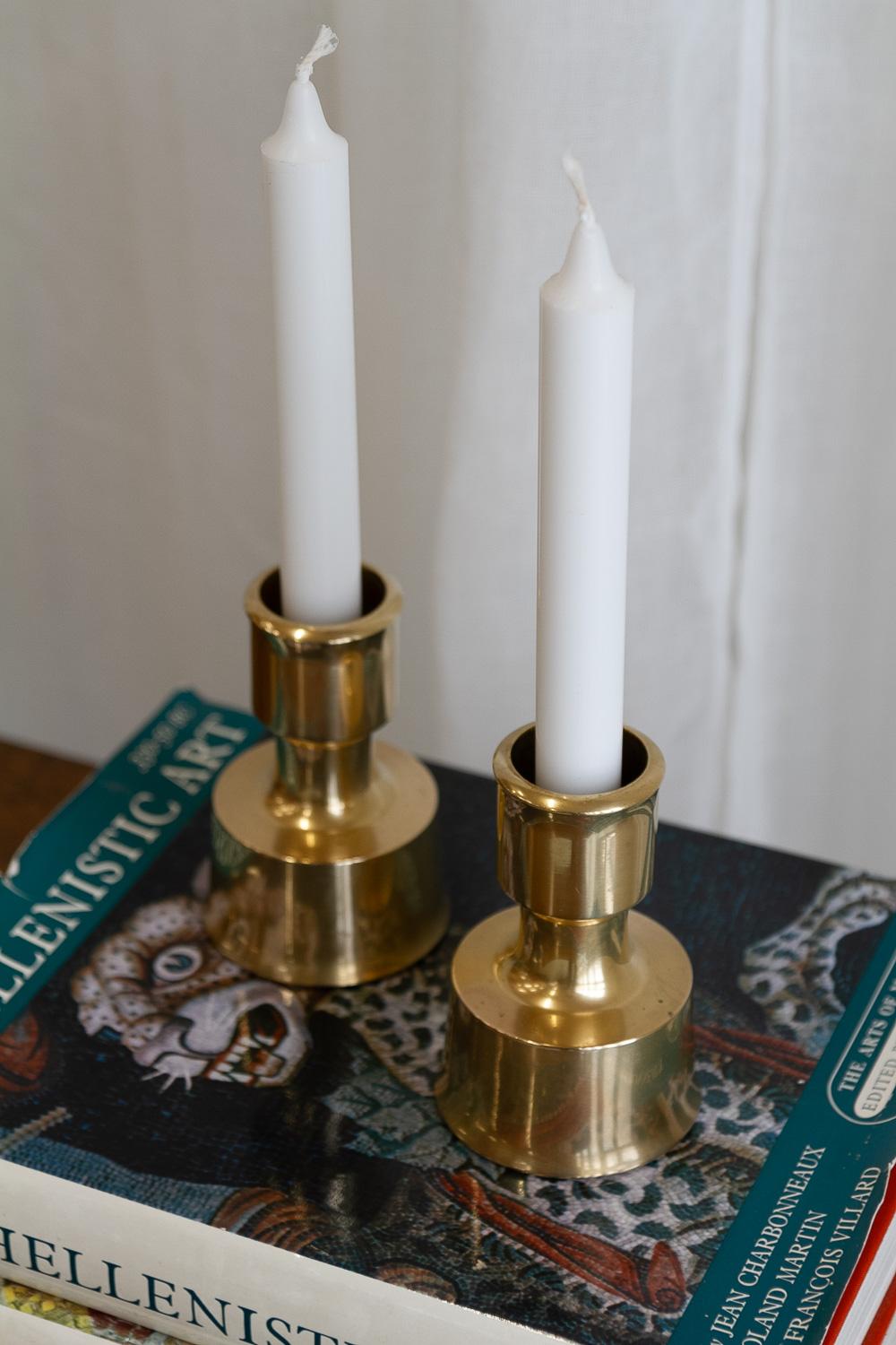 Mid-Century Danish Brass Candleholders by Jens Quistgaard,  1960s. Set of 2. For Sale 13