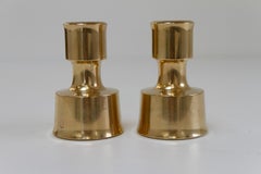Mid-Century Danish Brass Candleholders by Jens Quistgaard,  1960s. Set of 2.