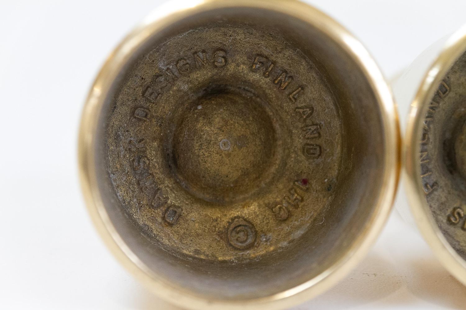 Mid-Century Danish Brass Candleholders by Jens Quistgaard,  1960s. Set of 2. For Sale 1