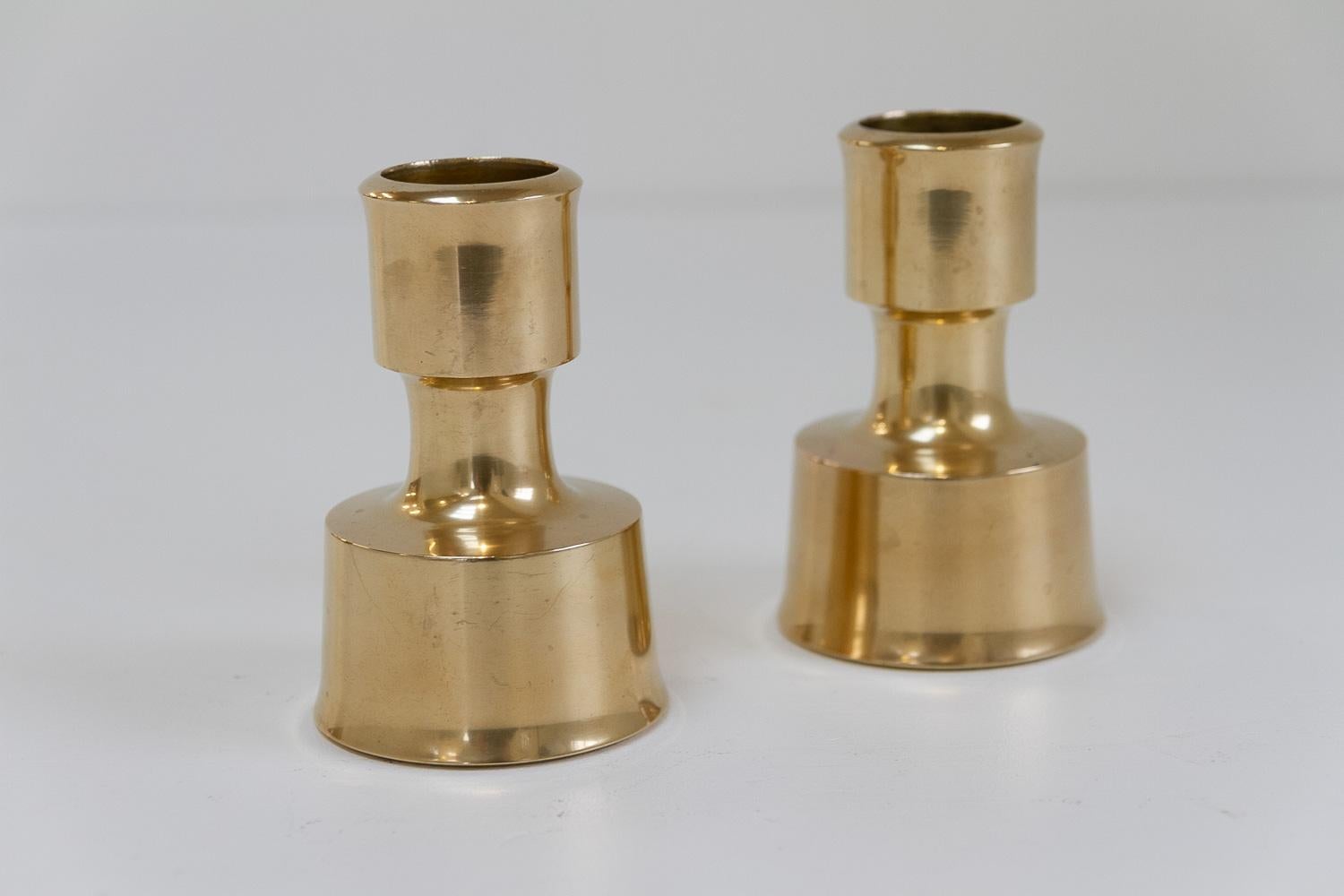 Mid-Century Danish Brass Candleholders by Jens Quistgaard,  1960s. Set of 2. For Sale 3
