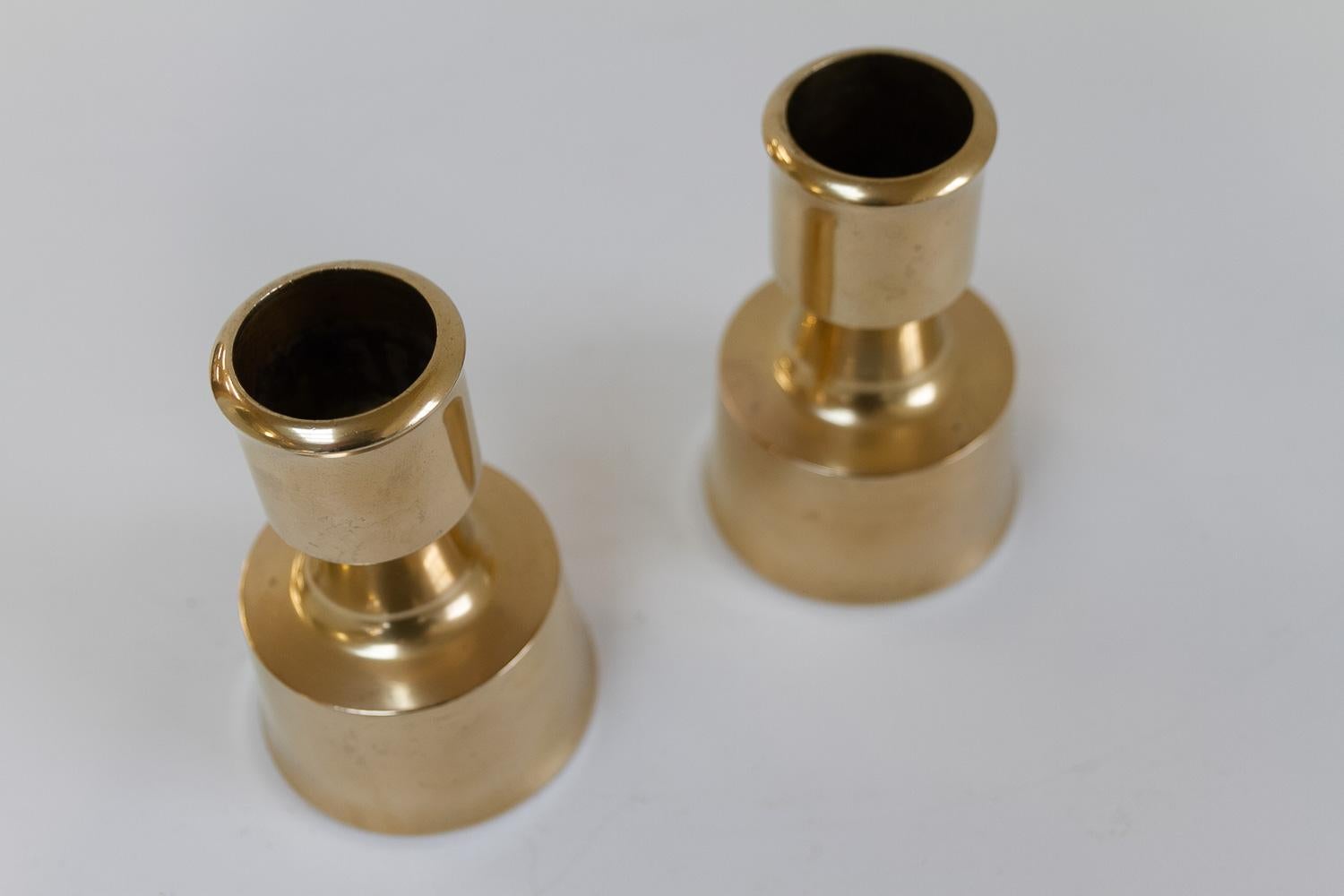 Mid-Century Danish Brass Candleholders by Jens Quistgaard,  1960s. Set of 2. For Sale 4