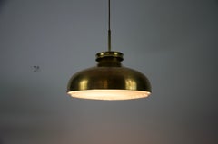 Mid-Century Danish Brass Pendant Lamp, 1970s
