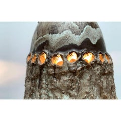 Pendentif danois brutaliste du milieu du siècle dernier de Judi Kunst