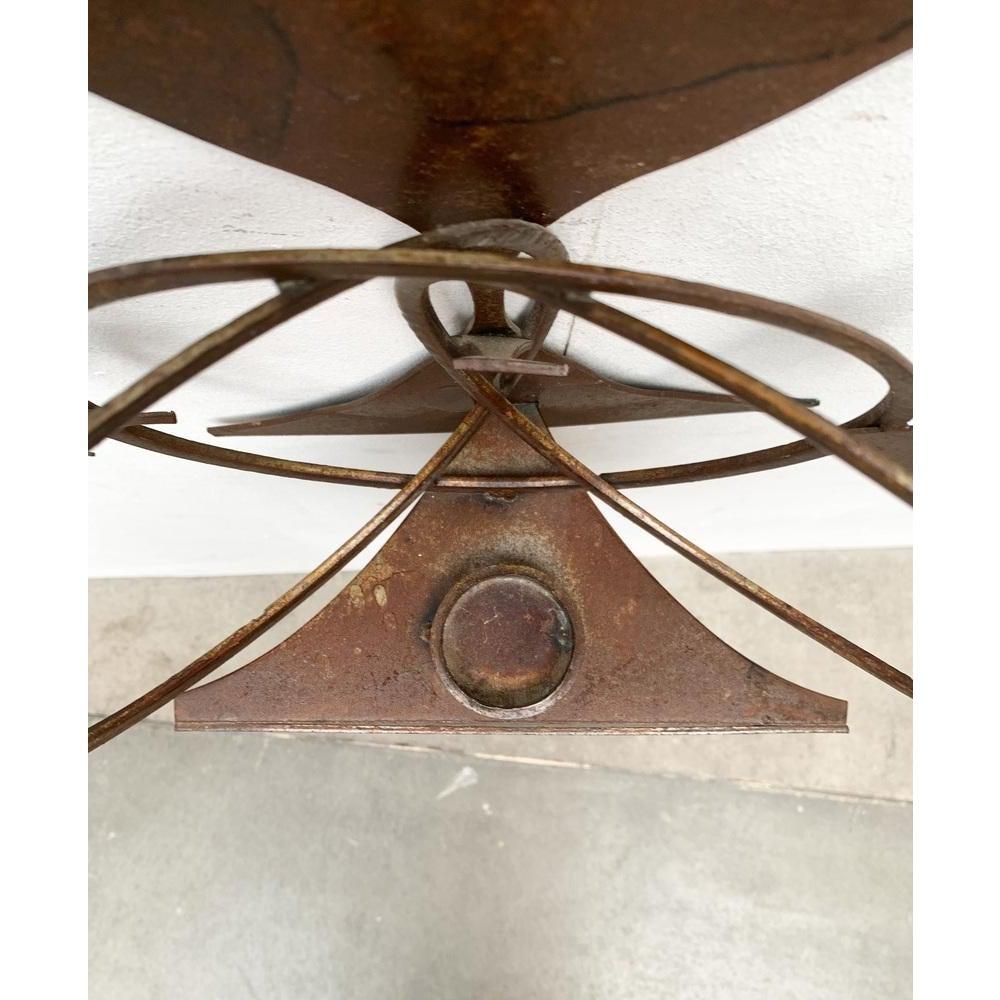 Mid-Century Danish Brutalist Metal Wall Sculpture and Candle Holder, 1960s For Sale 7