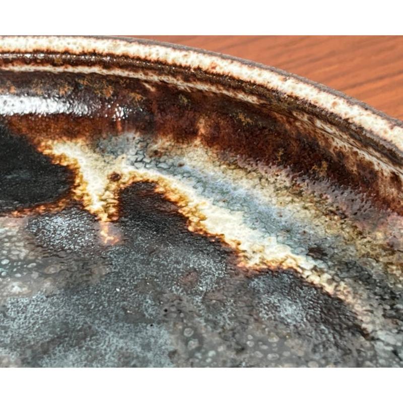 Mid-Century Danish Brutalist Pottery Bowl by Jim & Henny Waldorff, 1960s For Sale 5