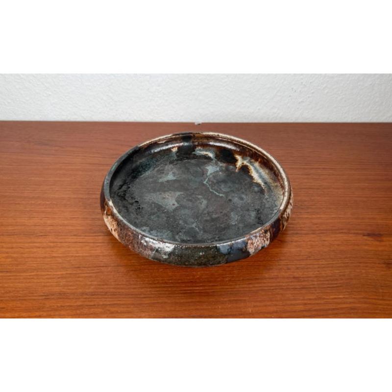 Mid-Century Danish Brutalist Pottery Bowl by Jim & Henny Waldorff, 1960s For Sale 9