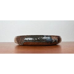 Mid-Century Danish Brutalist Pottery Bowl by Jim & Henny Waldorff, 1960s