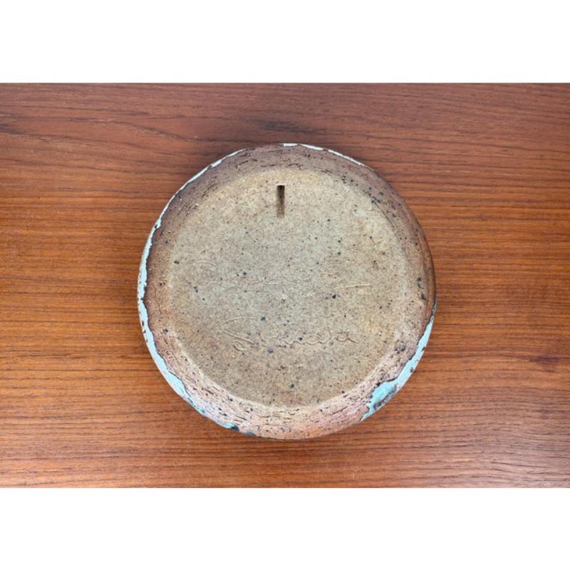 20th Century Mid-Century Danish Brutalist Pottery Bowl by Jim & Henny Waldorff, 1960s For Sale