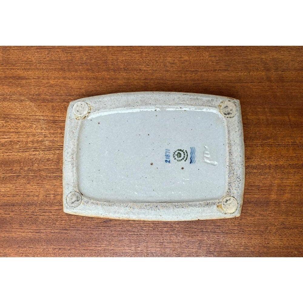 Mid-Century Danish Brutalist Stoneware Bowl by Jorgen Mogensen For Sale 4