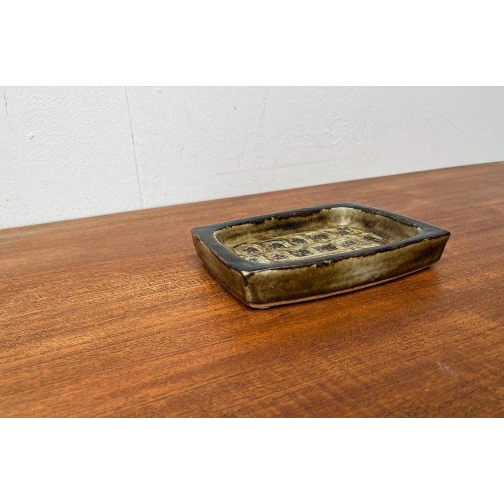 Mid-Century Danish Brutalist Stoneware Bowl by Jorgen Mogensen For Sale 3