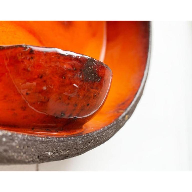 Mid-Century Danish Brutalist Studio Pottery Wall Candle Holder, 1960s For Sale 5