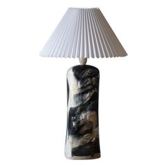Mid Century Danish Brutalist Table Lamp in Ceramic, Various Colors, 1960s
