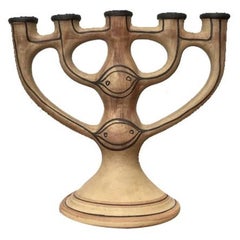 Mid-Century Danish Candleholder by Hanne Design for Asbo Stentoj, 1960s