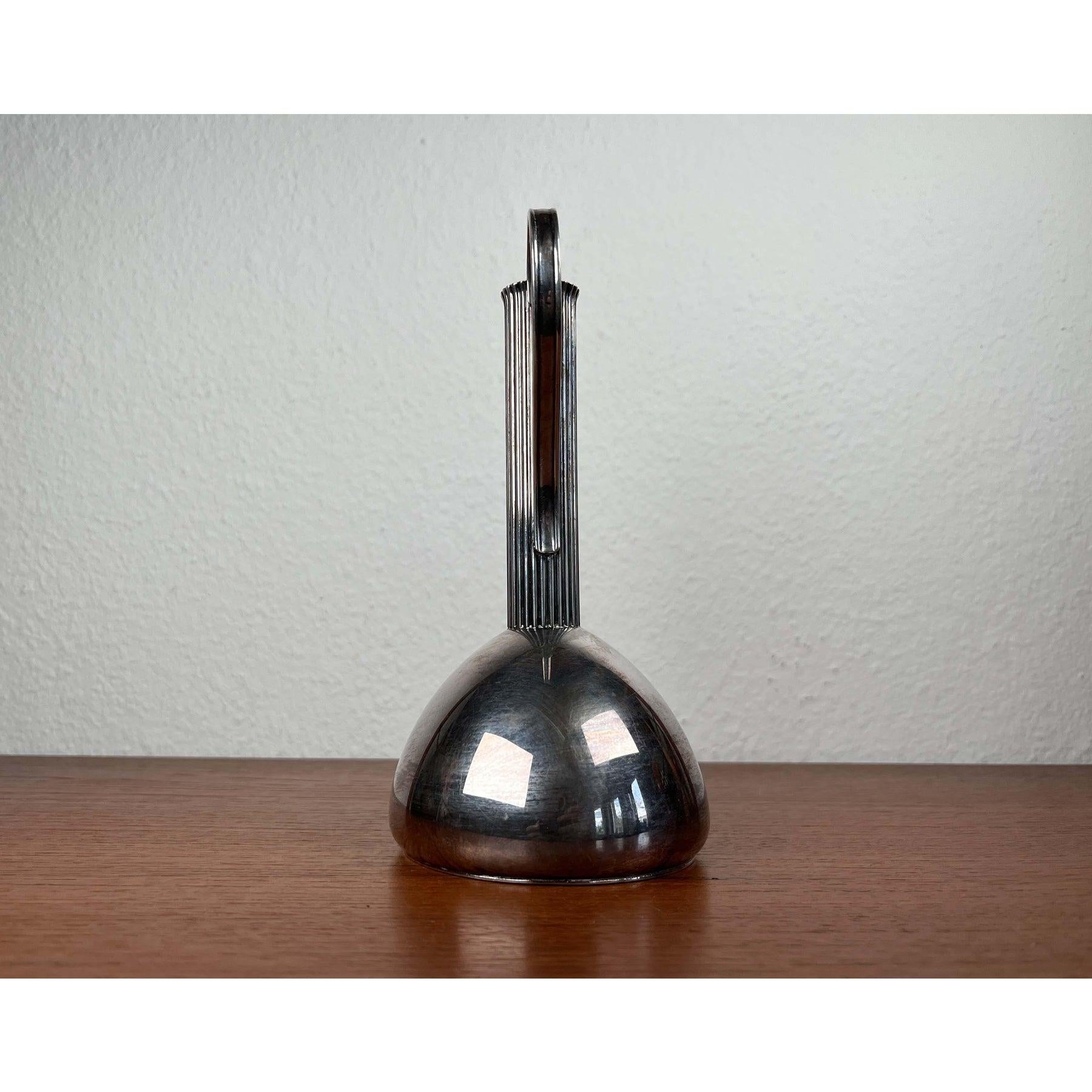 Metal Mid-Century Danish Carafe Vase from Prima, 1960s For Sale