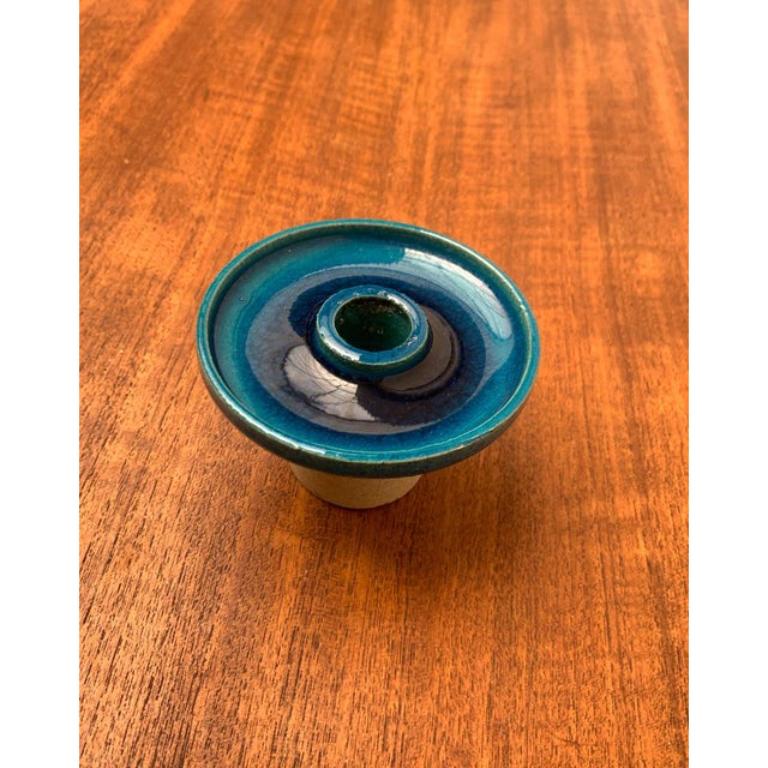 Portacandele in ceramica danese di metà secolo di Herman A. Kähler per HAK, anni '60 in vendita 4