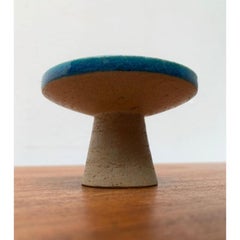 Bougeoir en céramique danois du milieu du siècle par Herman A. Kähler pour HAK, années 1960