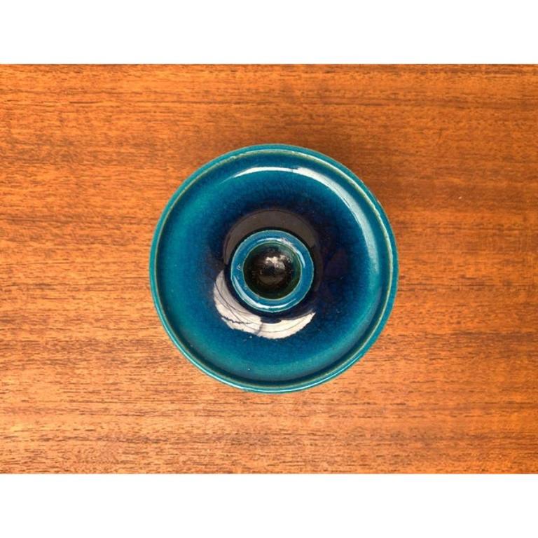 Danese Portacandele in ceramica danese di metà secolo di Herman A. Kähler per HAK, anni '60 in vendita