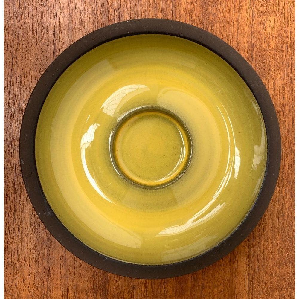 Mid-Century Danish Ceramic Minimalist Candle Holder From Lehmann Pottery, 1960s For Sale 6