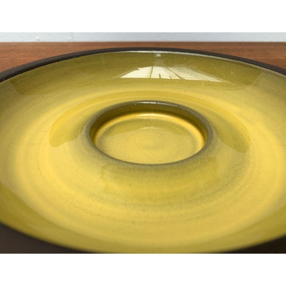 Mid-Century Danish Ceramic Minimalist Candle Holder From Lehmann Pottery, 1960s In Excellent Condition For Sale In Hamburg, DE