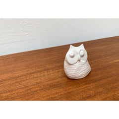 Mid-Century Danish Ceramic Owl Sculpture From Søholm, 1960s