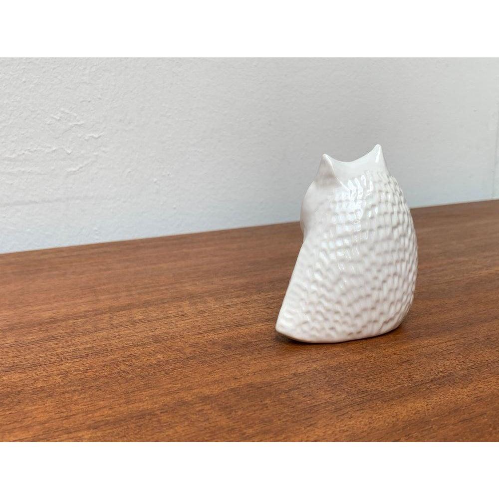 XX secolo Scultura di gufo in ceramica danese di metà secolo di Søholm, anni '60 in vendita