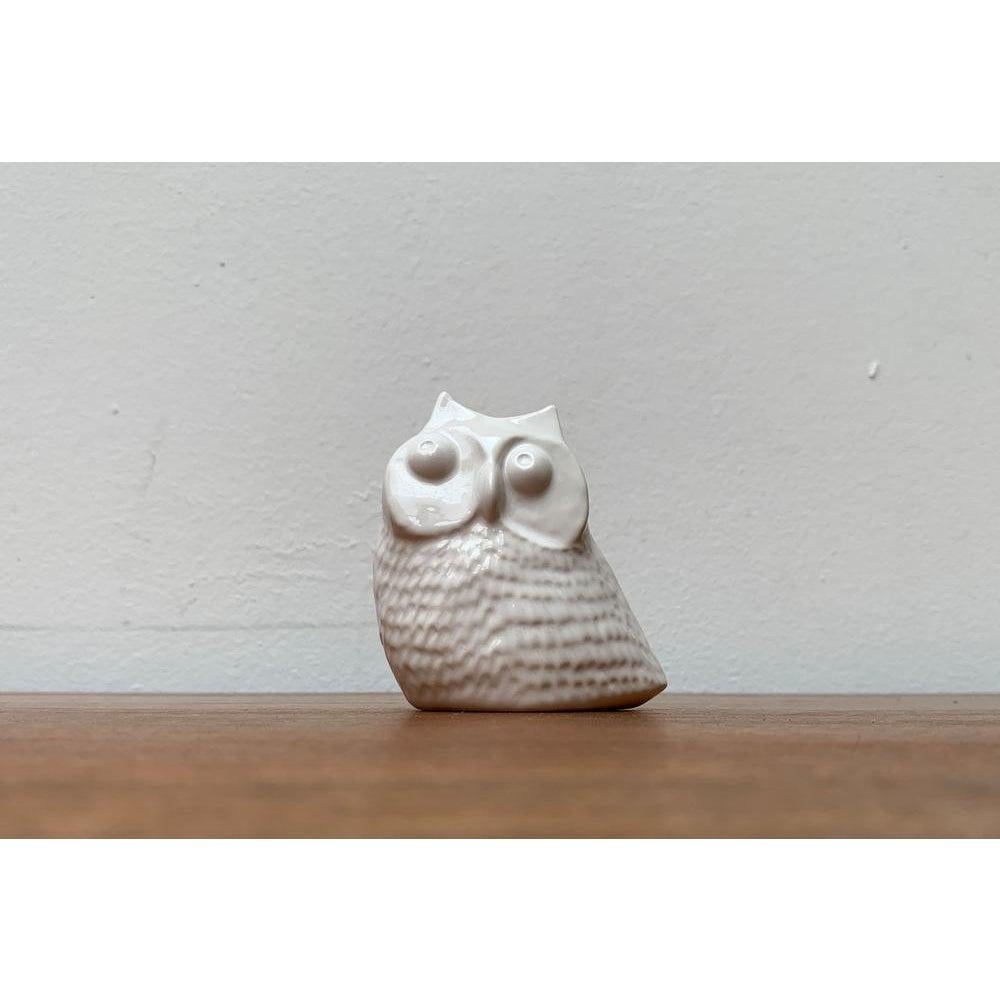 Scultura di gufo in ceramica danese di metà secolo di Søholm, anni '60 in vendita 1