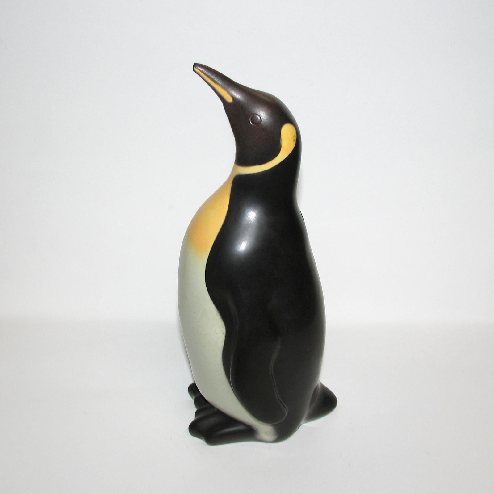 Midcentury Danish Ceramic Penguin Bank by Knabstrup 1