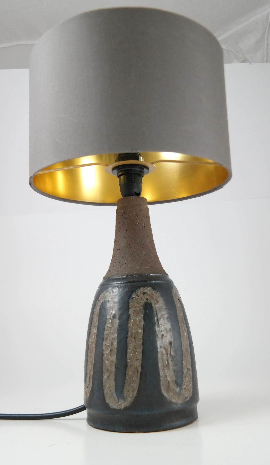 Mid-Century Modern Midcentury Danish Ceramic Table Lamp, 1970s