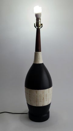 Mid Century Danish Ceramic Table Lamp, c. 1980s