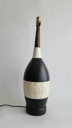 Mid Century Danish Ceramic Table Lamp, c. 1980s