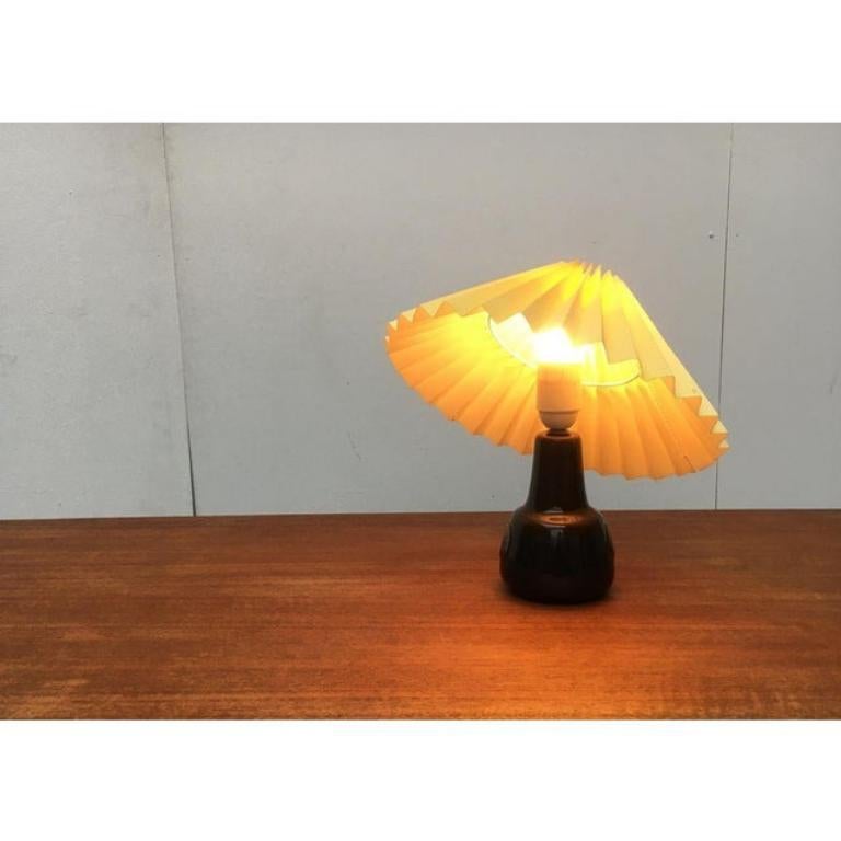 Mid-Century Modern Mid-Century Danish Ceramic Table Lamp from Søholm, 1960s For Sale