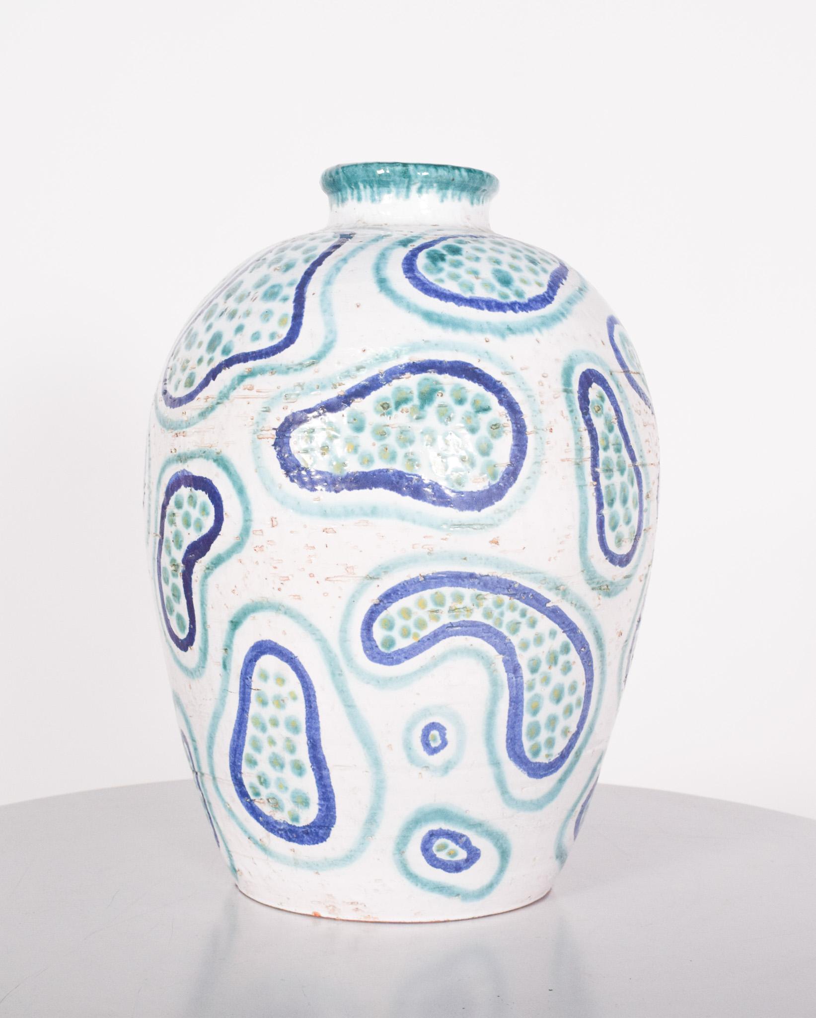 Mid-Century moderno Vaso in ceramica danese della metà del secolo scorso, 1940 in vendita