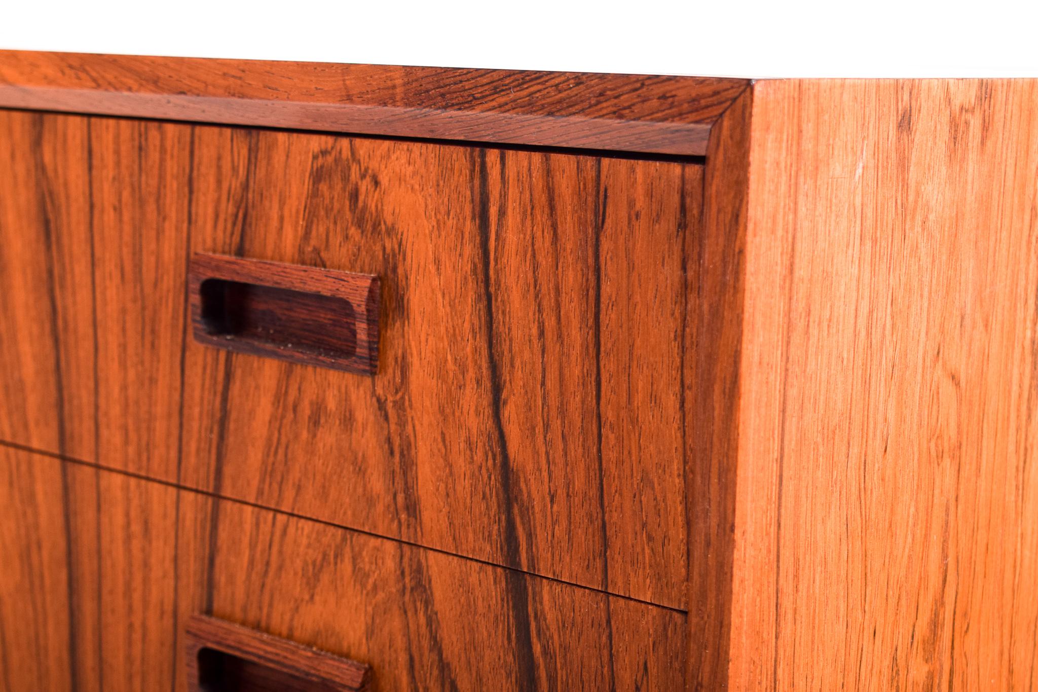 Mid Century Danish Chest of Drawers in Rosewood, 1960 1