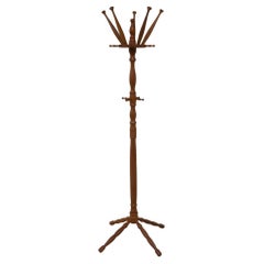 Vintage Mid-Century Danish Coat Stand in Oak, 1960s.