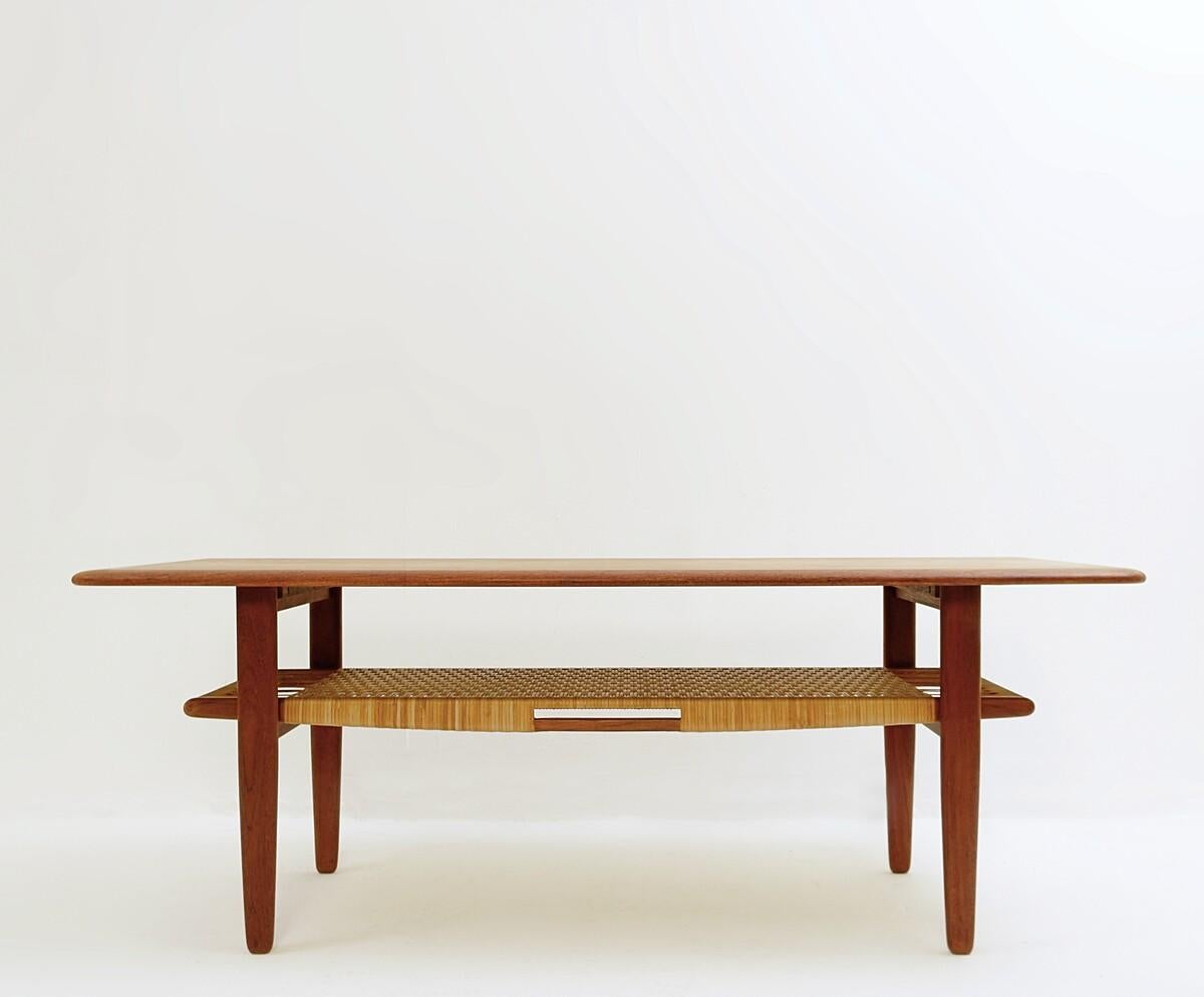Midcentury Danish Coffee Table by Kurt Østervig for Jason Møble, 1960s For Sale 2