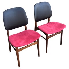 Mid century danish colourful chairs