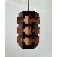 Mid-Century Danish Copper Pendant from Lyfa, 1960s