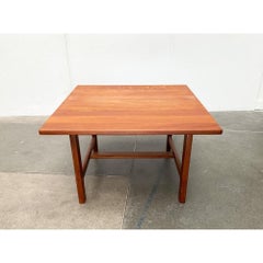 Mid-Century Danish Couch Side Table in Teak by Kurt Østervig, 1960s