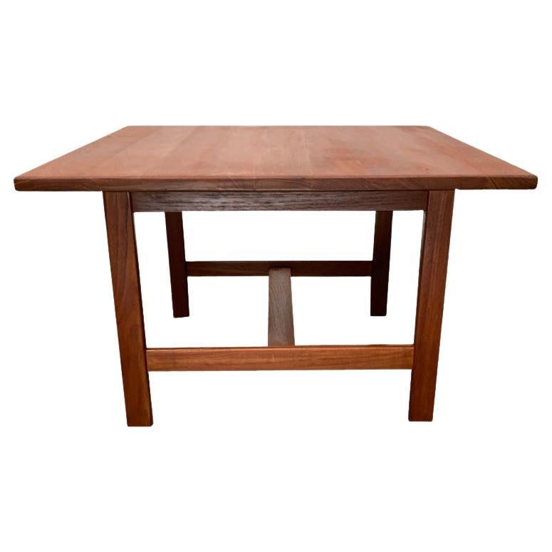 Mesa auxiliar de sofá danesa de mediados de siglo en teca de Kurt Østervig, años 60